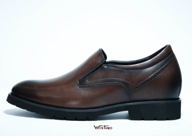 Westino A997-1 - Màu Nâu - Giày Đen Sang Trọng, Tăng Chiều Cao 6,5cm Đà Nẵng 