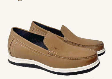 Westino B882-13 - Màu Vàng Mơ- Giày Lười Phong Cách Thời Thượng, Tăng cao 6 cm 