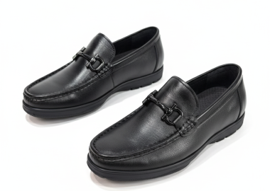 westino S840-7 - Màu Đen - Dáng Giày Lười Đơn Giản Tăng Chiều Cao đến 6cm 